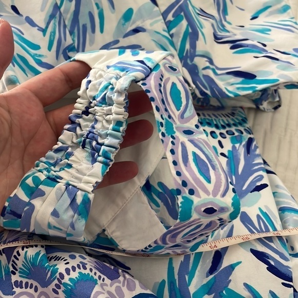 Lilly Pulitzer Iva Preppy Midi Fit Flare Multicolor Resort Wear Vacation Dress 0 - Picture 12 of 12